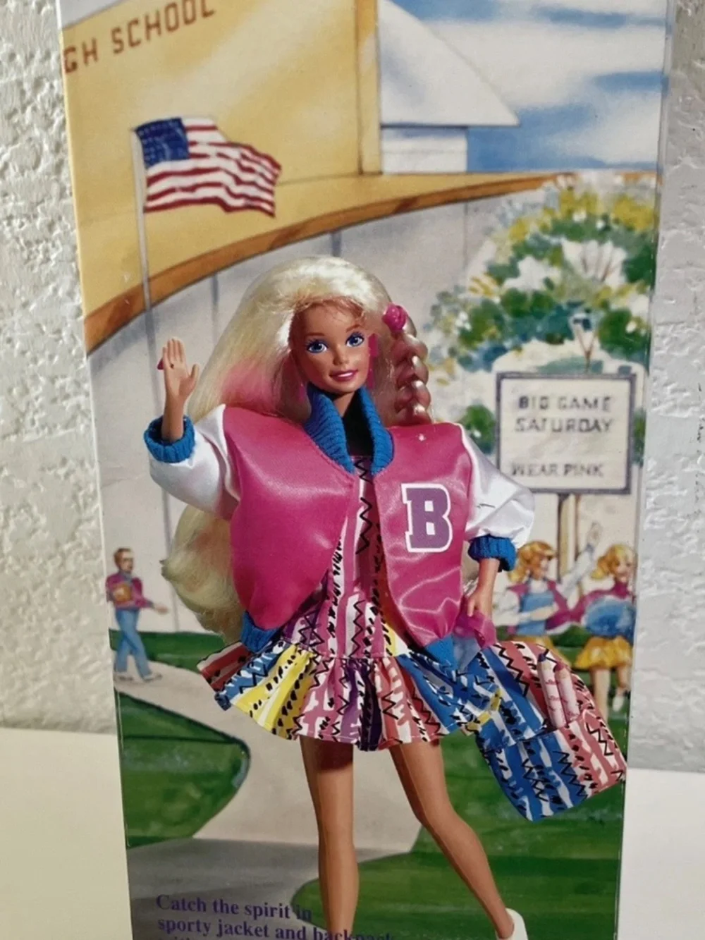 VINTAGE 1993 BARBIE SCHOOL SPIRIT SPECIAL LIMITED EDITION 10682 New